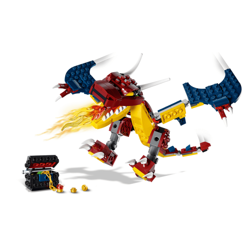 Конструктор LEGO Вогняний дракон 234 деталей (31102) - изображение 5