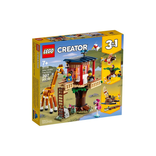 Конструктор LEGO Будиночок на дереві під час сафарі 397 деталей (31116)