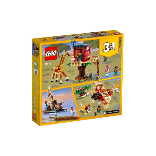 Конструктор LEGO Будиночок на дереві під час сафарі 397 деталей (31116) - изображение 6