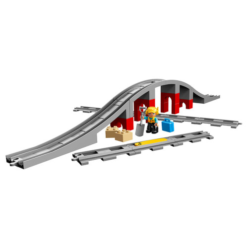 Конструктор LEGO Залізничний міст і рейки 26 деталей (10872) - изображение 2
