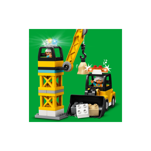 Конструктор LEGO Підйомний кран і будівництво 123 деталей (10933) - изображение 2