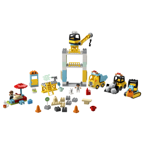 Конструктор LEGO Підйомний кран і будівництво 123 деталей (10933) - изображение 8