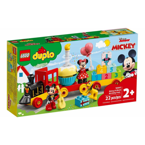 Конструктор LEGO Святковий потяг Міккі та Мінні 22 деталей (10941)