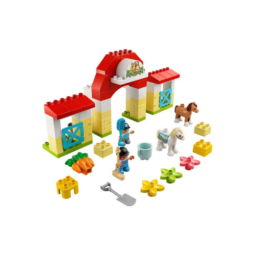 Конструктор LEGO Стайня і догляд за поні 65 деталей (10951) - изображение 2