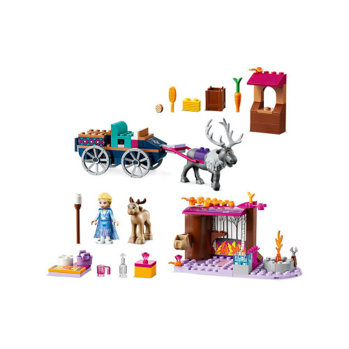 Конструктор LEGO Ельза і карета північних оленів 116 деталей (41166) - изображение 3