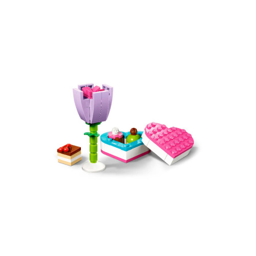 Конструктор LEGO Коробка цукерок і квіти (полібег) 75 деталей (30411) - изображение 2
