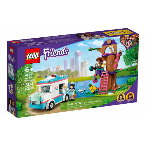 Конструктор LEGO Швидка ветклініки 304 деталей (41445)