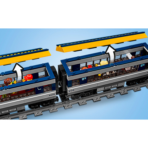 Конструктор LEGO Пасажирський потяг 677 деталей (60197) - изображение 4