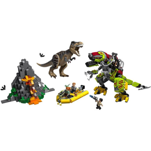 Конструктор LEGO Бій тиранозавра і робота-динозавра 716 деталей (75938) - изображение 2