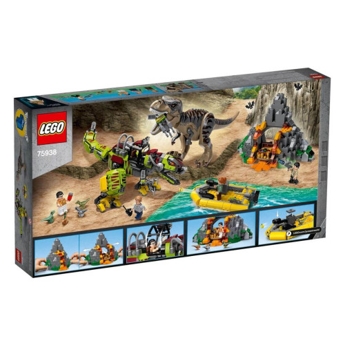 Конструктор LEGO Бій тиранозавра і робота-динозавра 716 деталей (75938) - изображение 4