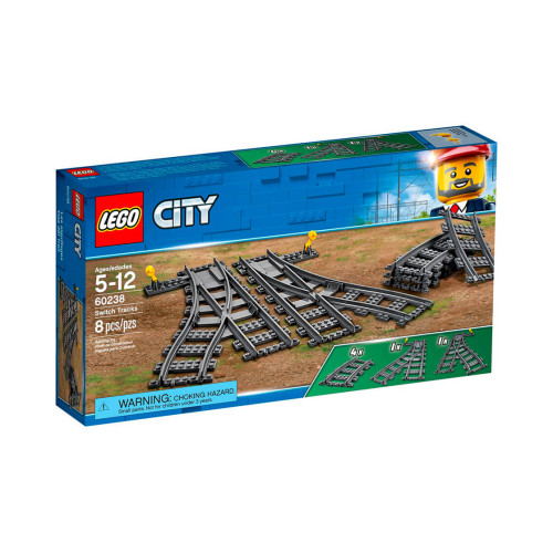 Конструктор LEGO Рейки і стрілки 8 деталей (60238)