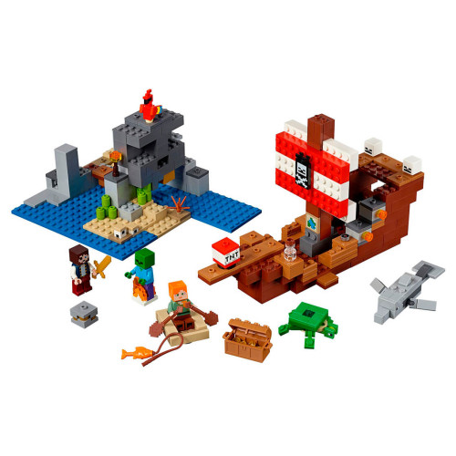 Конструктор LEGO Пригоди на піратському кораблі 386 деталей (21152) - изображение 2