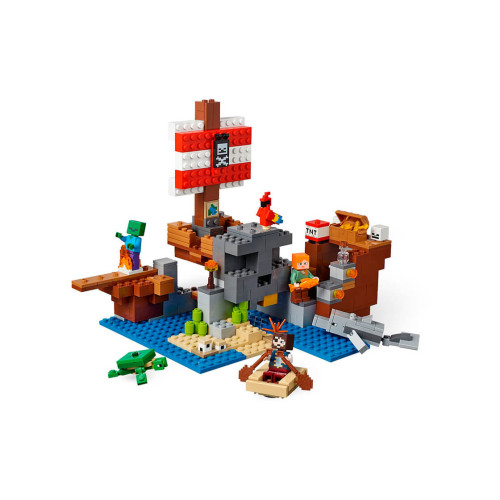 Конструктор LEGO Пригоди на піратському кораблі 386 деталей (21152) - изображение 4