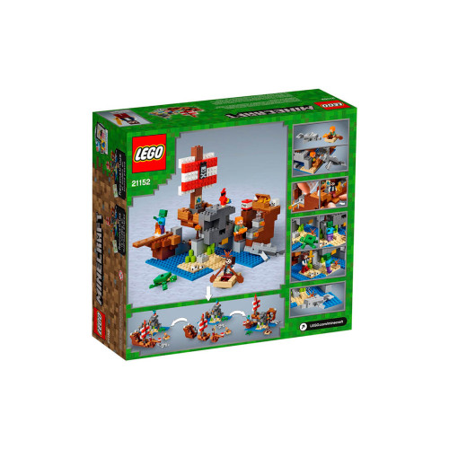 Конструктор LEGO Пригоди на піратському кораблі 386 деталей (21152) - изображение 5