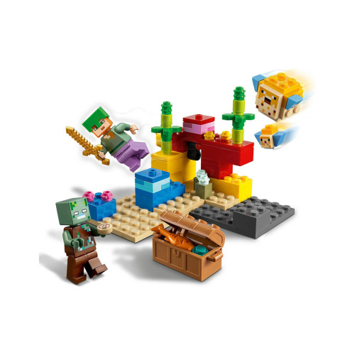 Конструктор LEGO Кораловий риф 92 деталей (21164) - изображение 3