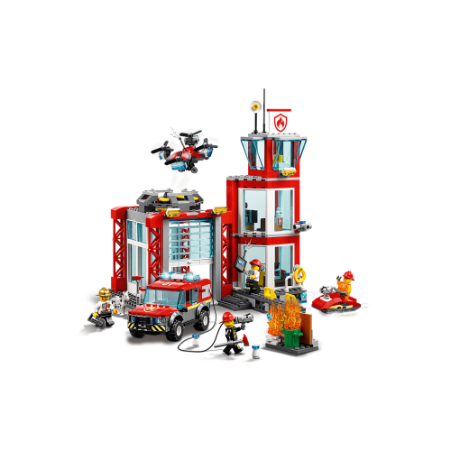 Конструктор LEGO Пожежне депо 509 деталей (60215) - изображение 3