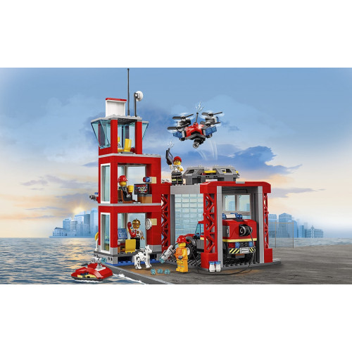 Конструктор LEGO Пожежне депо 509 деталей (60215) - изображение 5