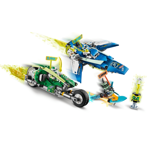 Конструктор LEGO Швидкісні машини Джея і Ллойда 322 деталей (71709) - изображение 4