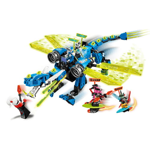 Конструктор LEGO Кібердракон Джея 518 деталей (71711) - изображение 3