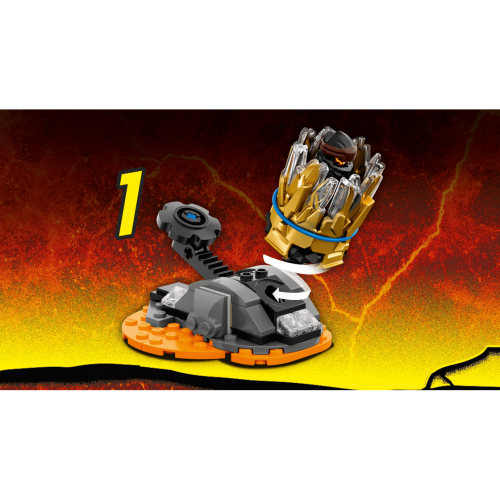 Конструктор LEGO Турбо спін-джитсу: Коул 48 деталей (70685) - изображение 3