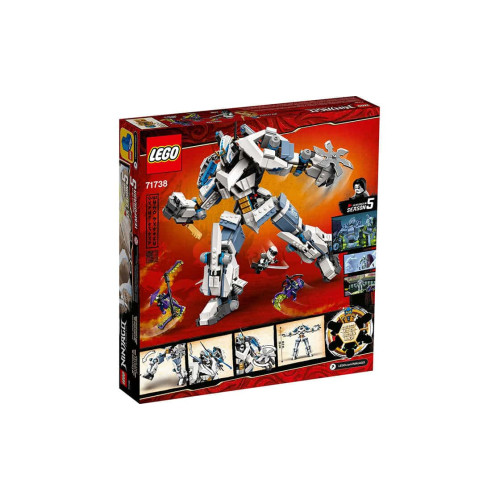 Конструктор LEGO Битва робота-титана Зейна 840 деталей (71738) - изображение 8