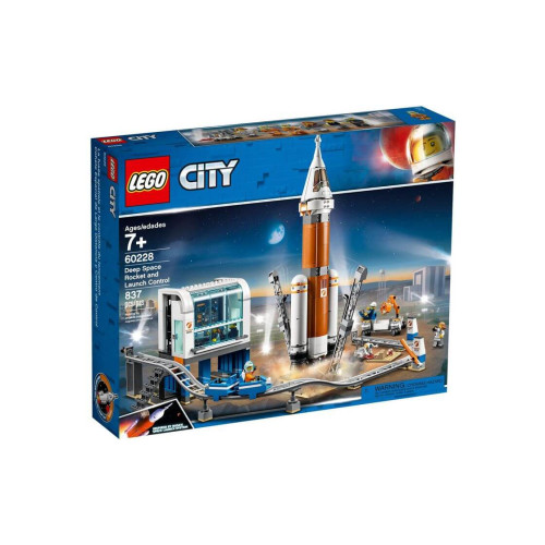 Конструктор LEGO Космічна ракета і пункт управління запуском 837 деталей (60228)