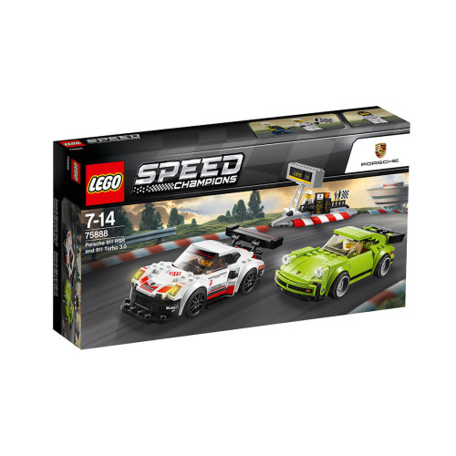 Конструктор LEGO Porsche 911 RSR та 911 Turbo 3.0 391 деталей (75888)