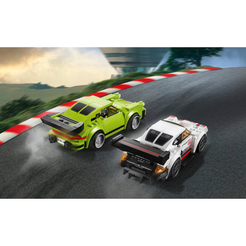 Конструктор LEGO Porsche 911 RSR та 911 Turbo 3.0 391 деталей (75888) - изображение 4