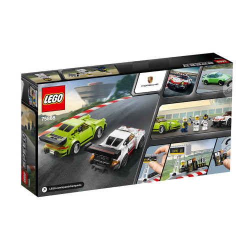 Конструктор LEGO Porsche 911 RSR та 911 Turbo 3.0 391 деталей (75888) - изображение 6