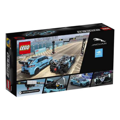 Конструктор LEGO Formula E Panasonic Jaguar GEN2 та I-PACE 565 деталей (76898) - изображение 4