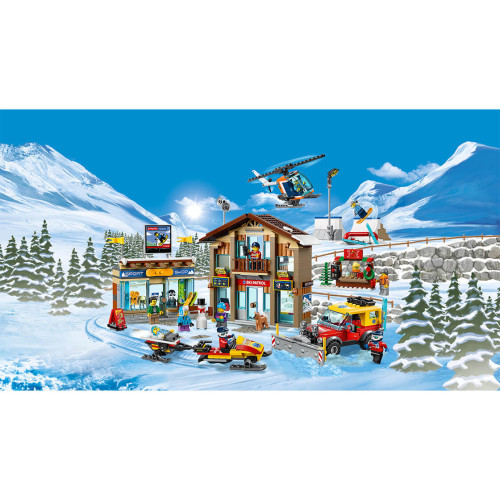 Конструктор LEGO Гірськолижний курорт 806 деталей (60203) - изображение 3