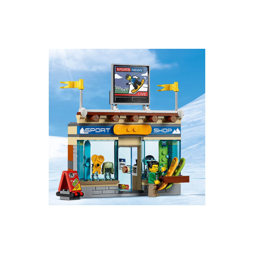 Конструктор LEGO Гірськолижний курорт 806 деталей (60203) - изображение 5