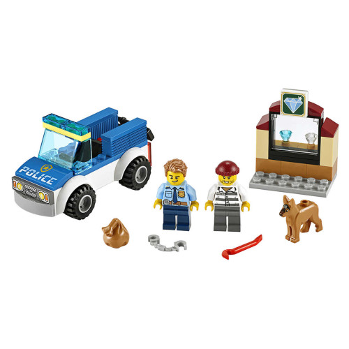 Конструктор LEGO Поліцейський загін з собакою 67 деталей (60241) - изображение 2