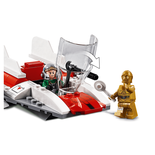 Конструктор LEGO Зоряний винищувач типу A 62 деталей (75247) - изображение 6