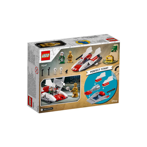 Конструктор LEGO Зоряний винищувач типу A 62 деталей (75247) - изображение 7