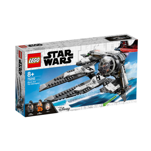 Конструктор LEGO Перехоплювач TIE Чорний ас 396 деталей (75242)