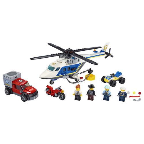 Конструктор LEGO Погоня на поліцейському вертольоті 212 деталей (60243) - изображение 2