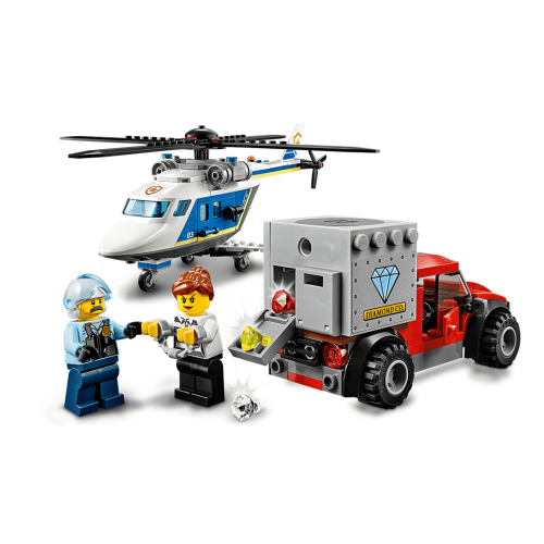 Конструктор LEGO Погоня на поліцейському вертольоті 212 деталей (60243) - изображение 5