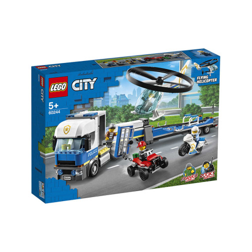 Конструктор LEGO Поліцейський вертолітний транспорт 317 деталей (60244)