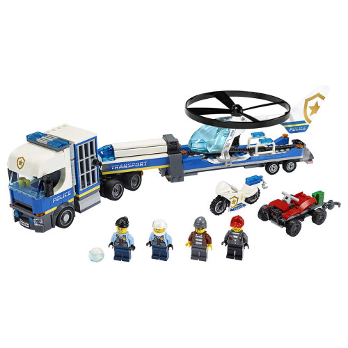 Конструктор LEGO Поліцейський вертолітний транспорт 317 деталей (60244) - изображение 3
