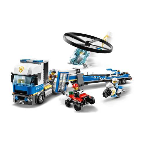 Конструктор LEGO Поліцейський вертолітний транспорт 317 деталей (60244) - изображение 4
