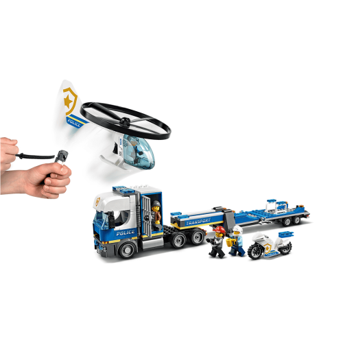 Конструктор LEGO Поліцейський вертолітний транспорт 317 деталей (60244) - изображение 5