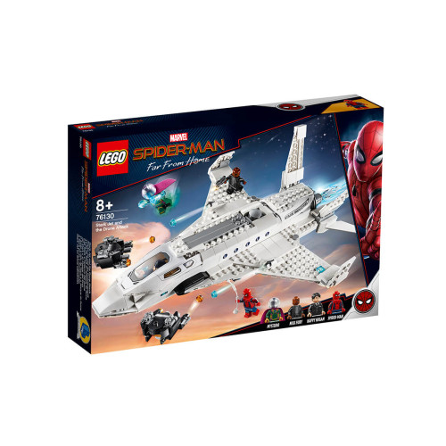 Конструктор LEGO Старк-джет і напад дрона 504 деталей (76130)