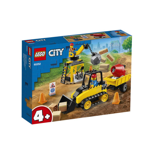 Конструктор LEGO Будівельний бульдозер 126 деталей (60252)