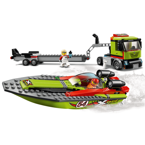 Конструктор LEGO Транспортувальник швидкісних катерів 238 деталей (60254) - изображение 5