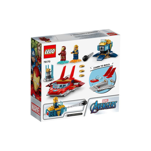 Конструктор LEGO Залізна Людина проти Таноса 103 деталей (76170) - изображение 5