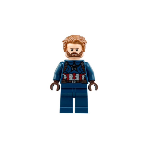 Конструктор LEGO Captain America, Beard 4 деталей (sh495-used)
