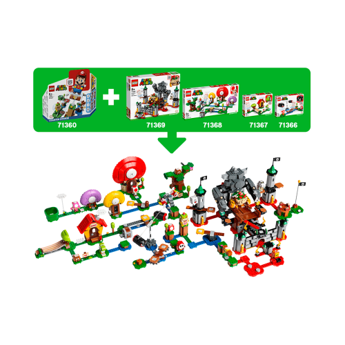 Конструктор LEGO Замок Боузер - битва з босом 1010 деталей (71369) - изображение 2