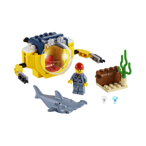 Конструктор LEGO Міні-субмарина 41 деталей (60263) - изображение 2