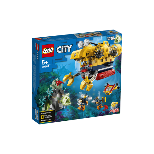 Конструктор LEGO Океан: розвідувальний підводний човен 286 деталей (60264)
